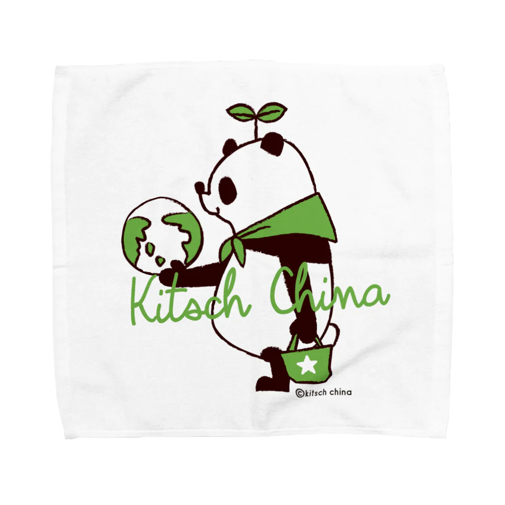 キッチュのSAVE PANDA Towel Handkerchief