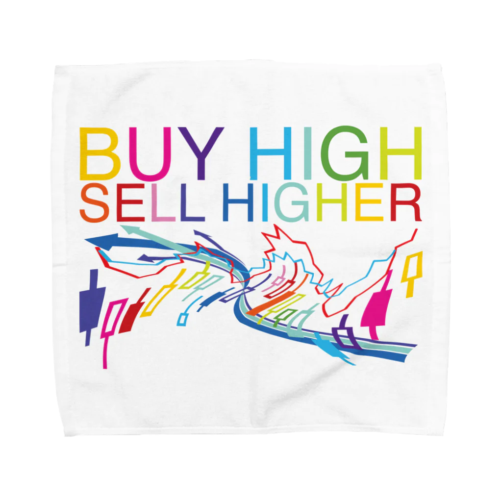 AURA_HYSTERICAのBuy high, sell higher Towel Handkerchief