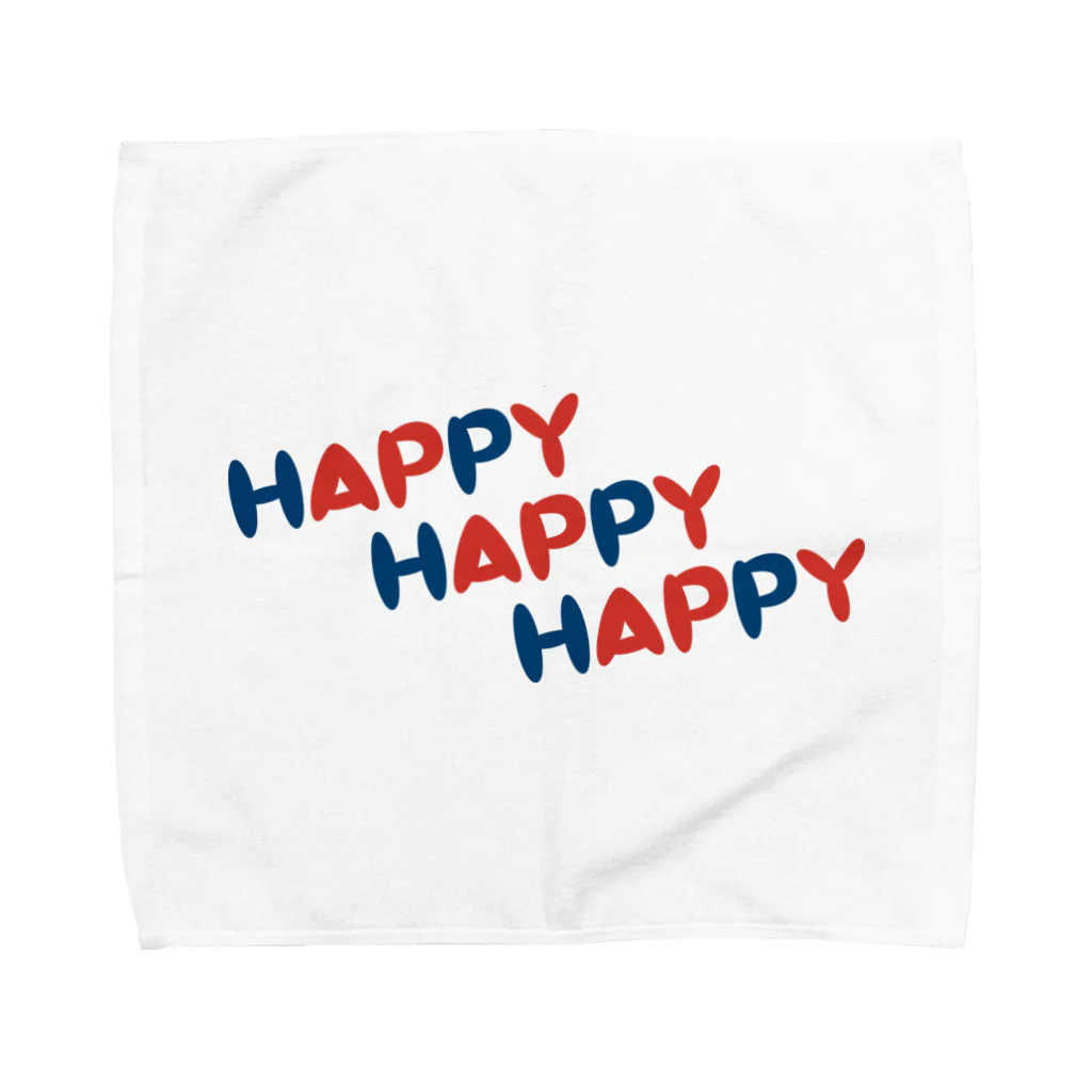 8anna storeのHAPPY HAPPY HAPPY！ タオルハンカチ