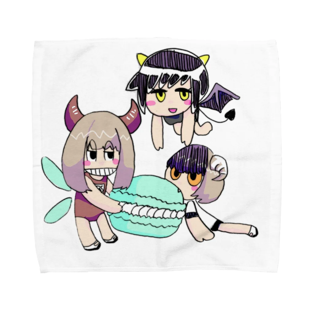 (kari)のマカロン Towel Handkerchief