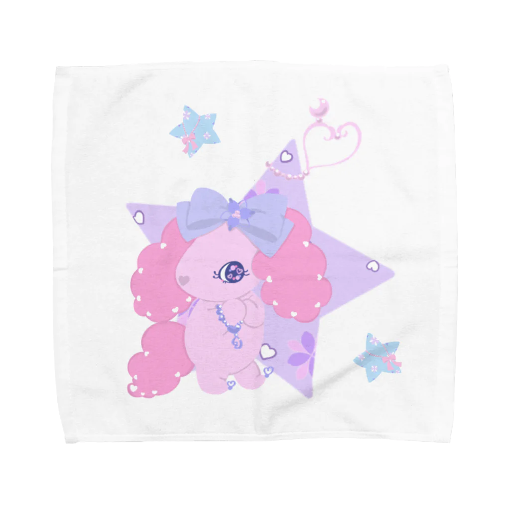 sakura-aicoの桜色わんこ　チュロズちゃん Towel Handkerchief