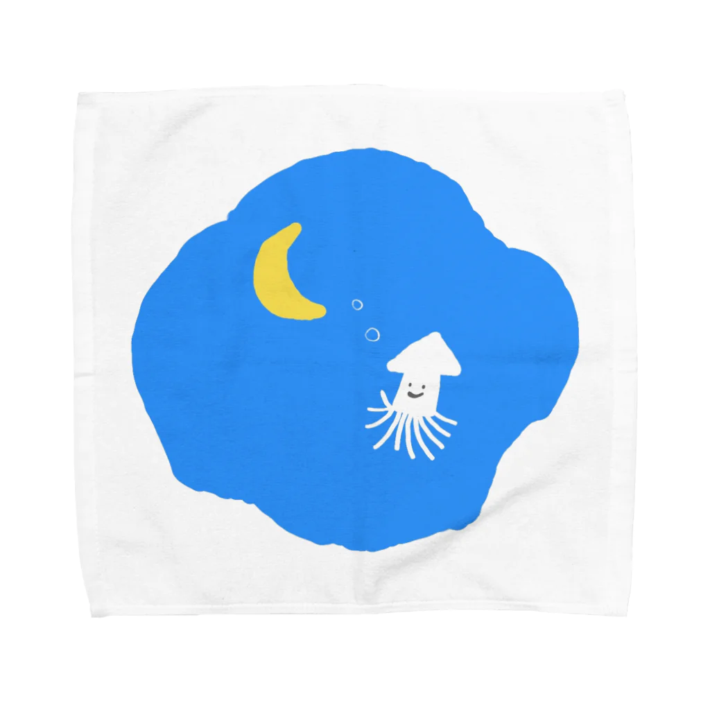 みやらびの夜なのか海なのか（イカver.） Towel Handkerchief