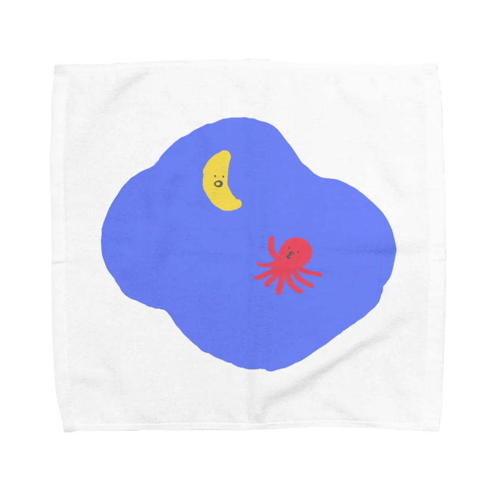 みやらびの夜なのか海なのか（タコver.） Towel Handkerchief