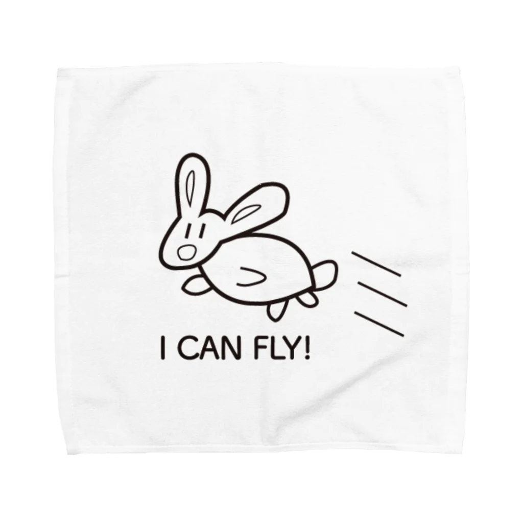 ミベアのI can't fly! Towel Handkerchief