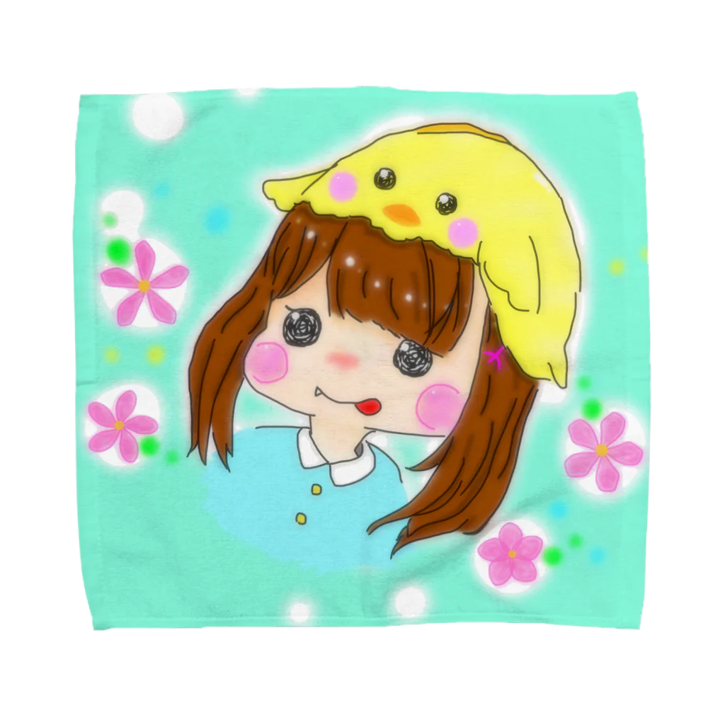 てらもちショップのガブちゃん Towel Handkerchief