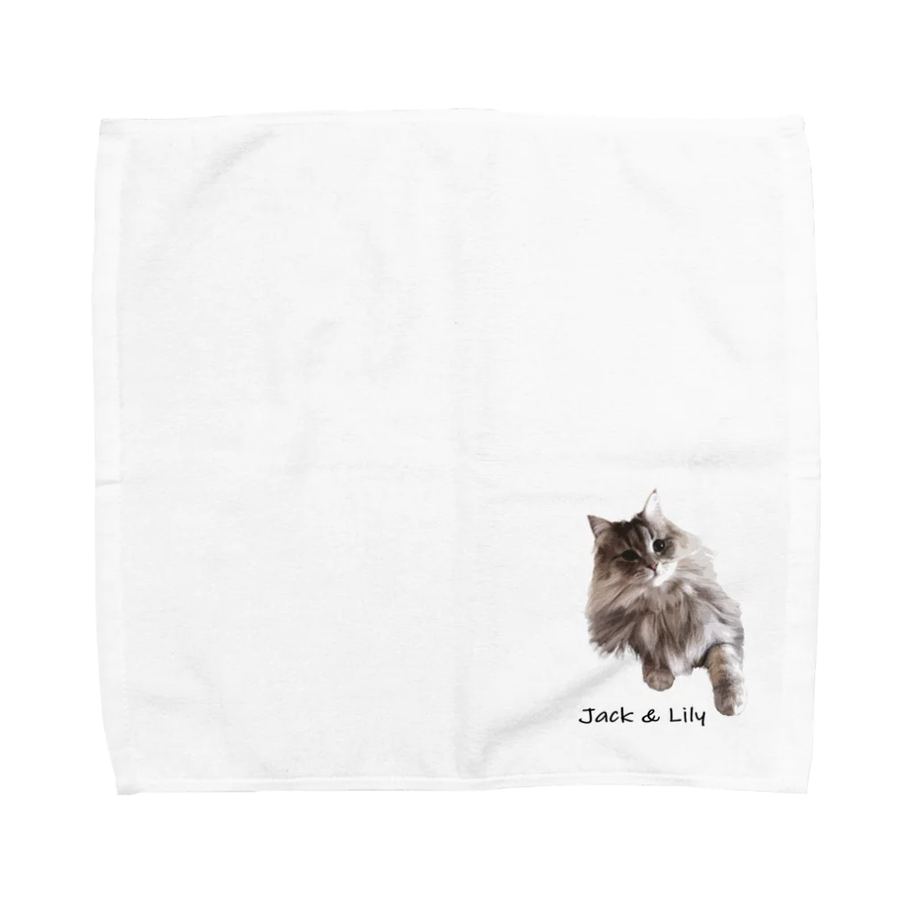 ジャックとりり様のりりも一緒に連れて行って Towel Handkerchief