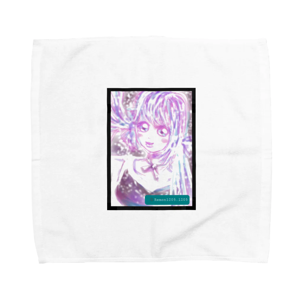 レモンかわいい女子♥️オリジナルショップのキラキラ女子 Towel Handkerchief