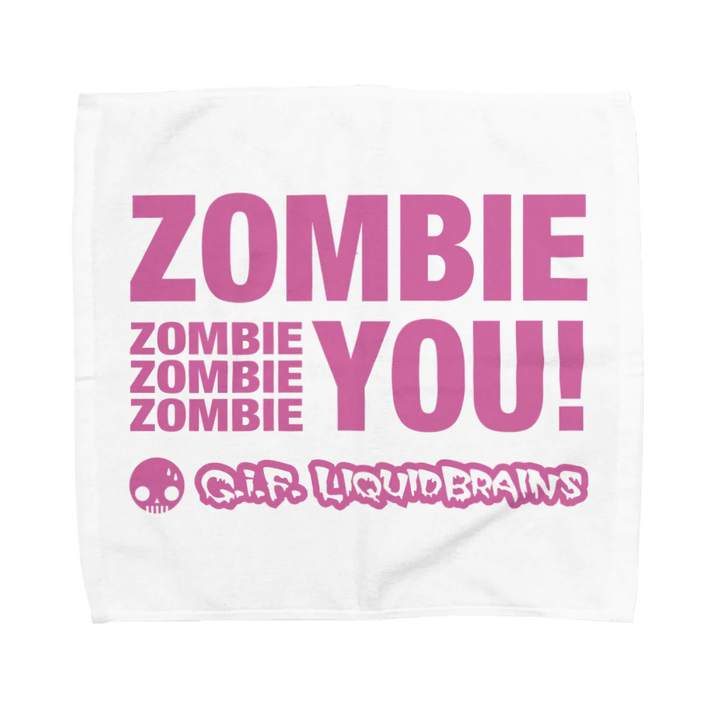 KohsukeのZombie You! (pink print) Towel Handkerchief