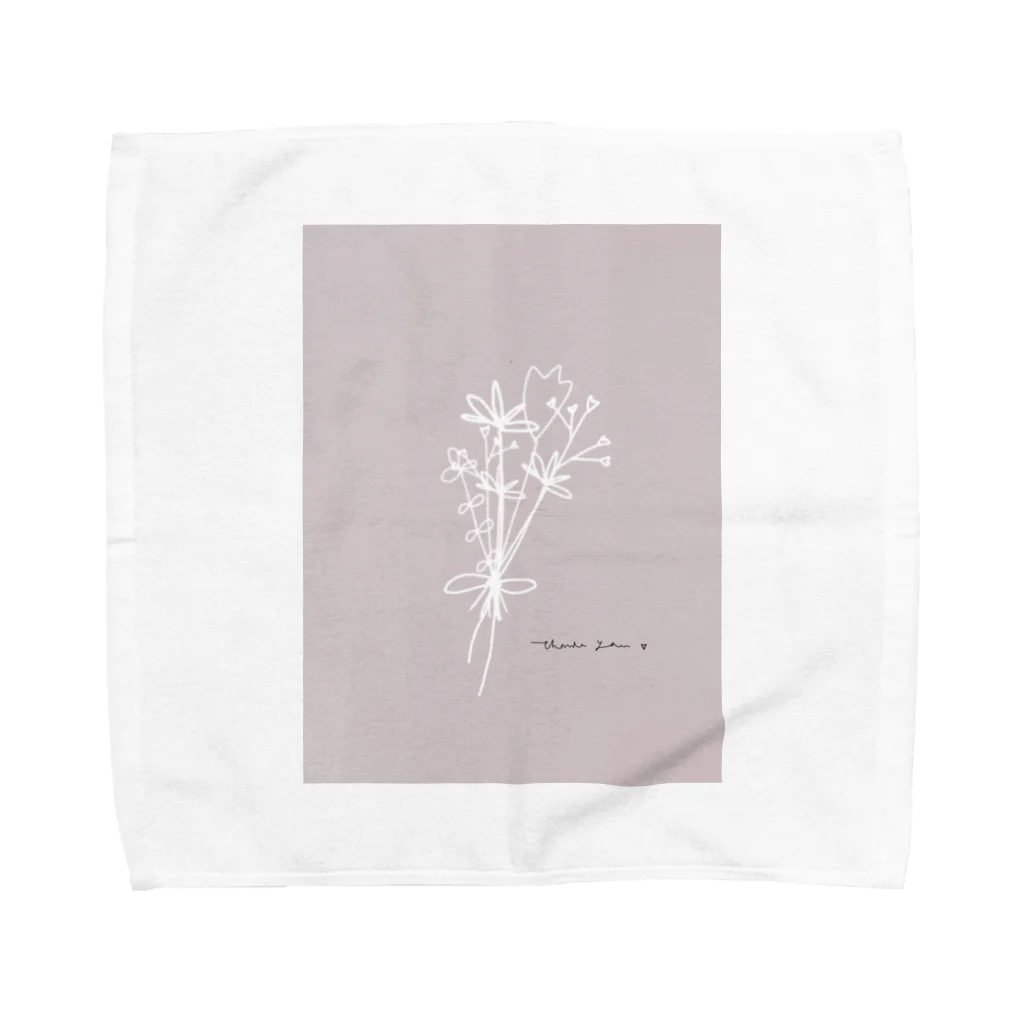 rilybiiの💐ありがとう Towel Handkerchief