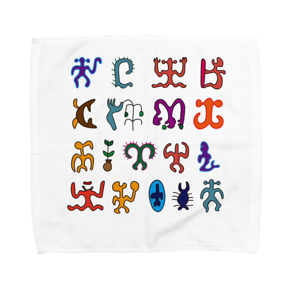 puikkoのロンゴロンゴ2（彩色） Towel Handkerchief