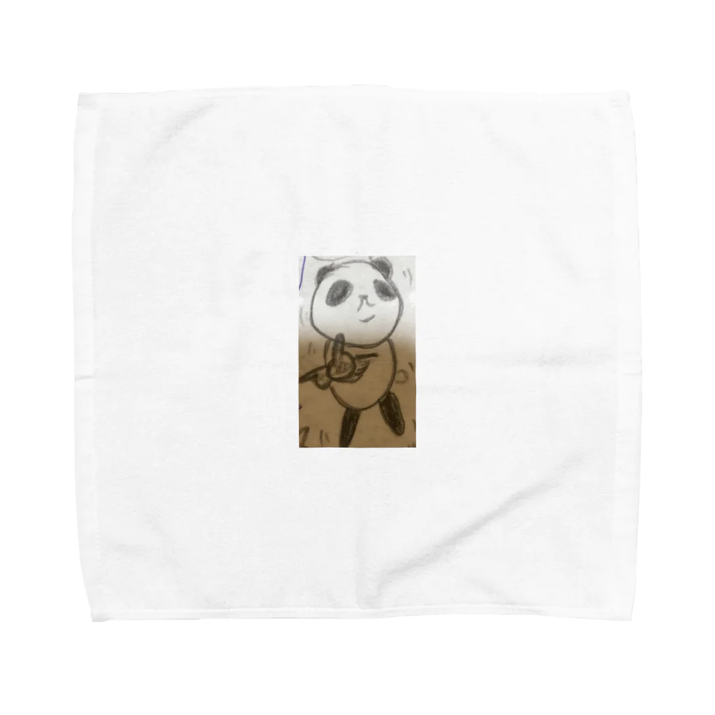 LUIS buleのプルプルファックパンダ Towel Handkerchief