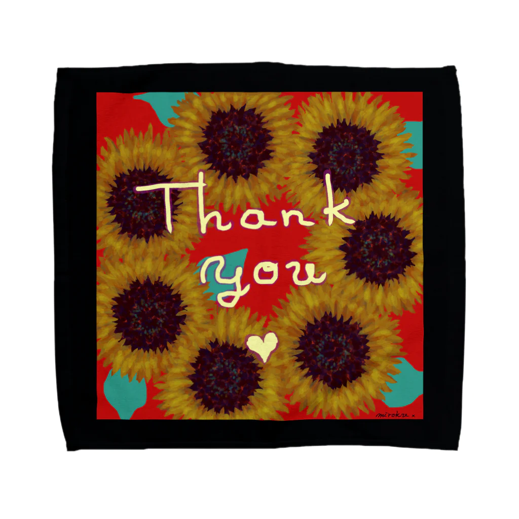 [ DDitBBD. ]の[ Thanks Sunflower ] Towel Handkerchief