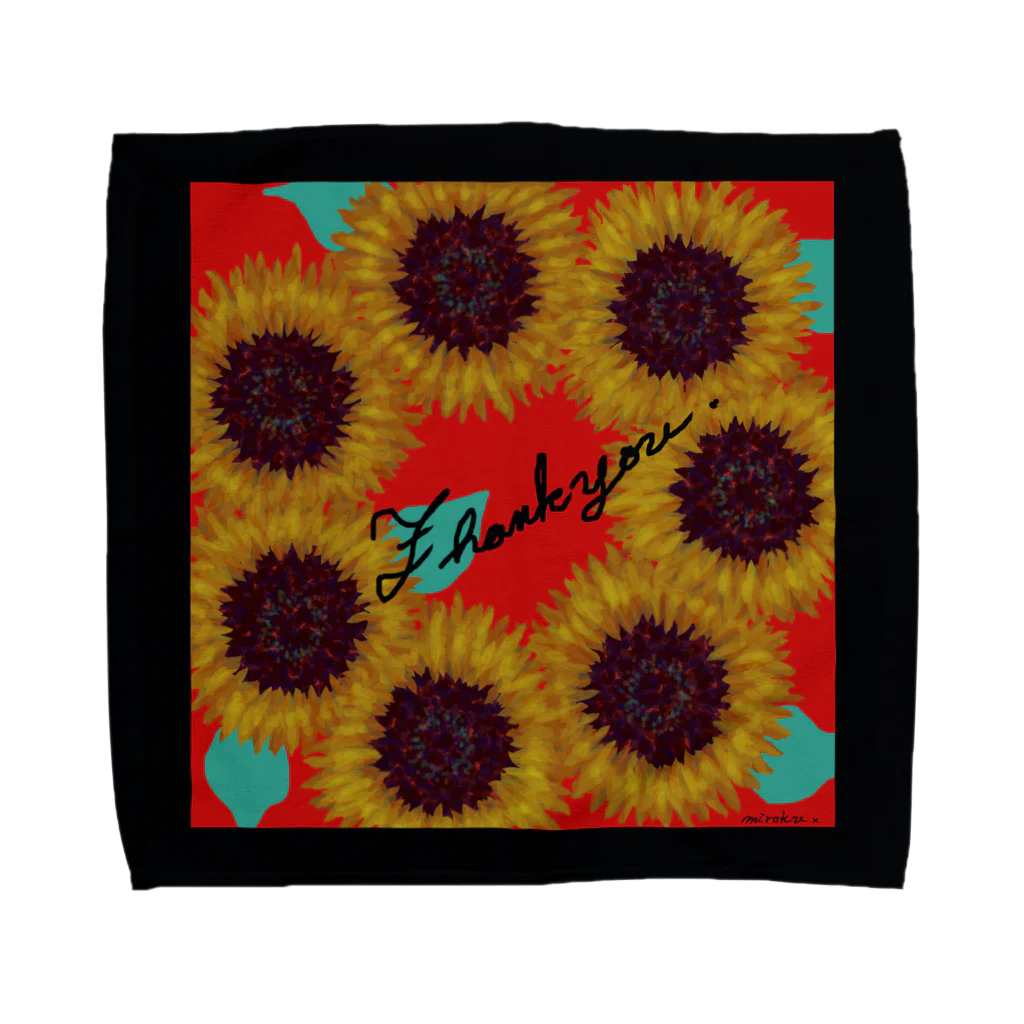 [ DDitBBD. ]の[ Thanks Sunflower ] Towel Handkerchief