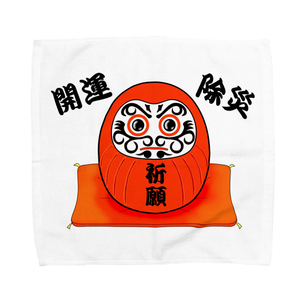 風都水都の祈願達磨 Towel Handkerchief