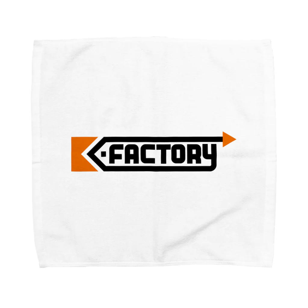 kimchinのK-FACTORY ロゴ タオルハンカチ