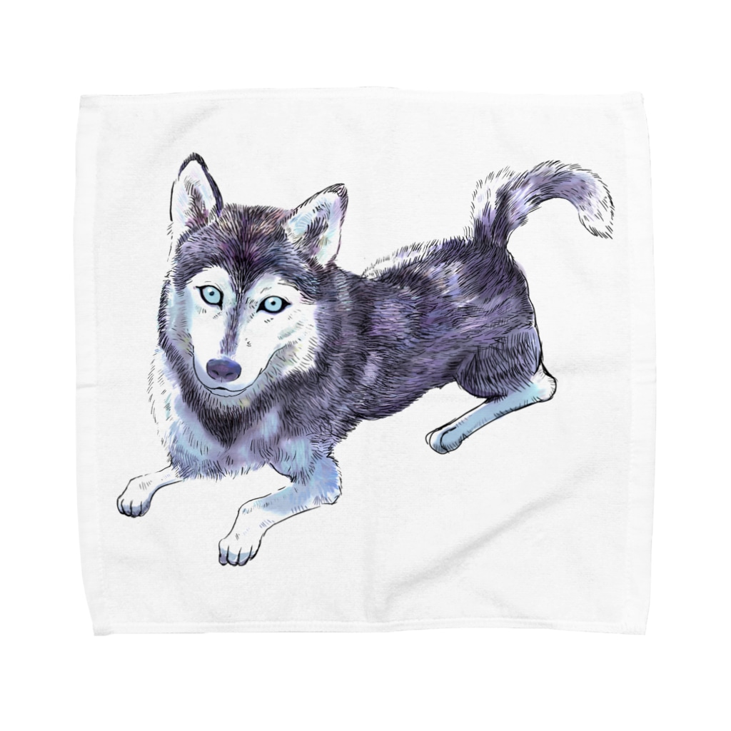 シベリアンハスキー Dog Studio Zoozoozoo のタオルハンカチ通販 Suzuri スズリ