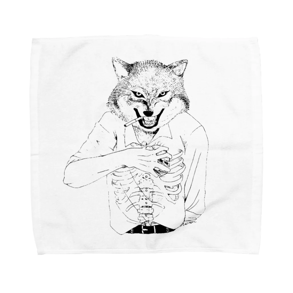 Nemon.Cの点かないタバコ Towel Handkerchief