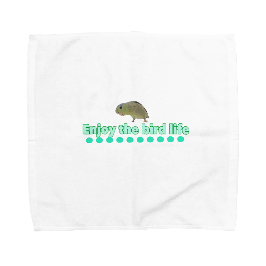 花梨BIRDのEnjoy the bird life Towel Handkerchief