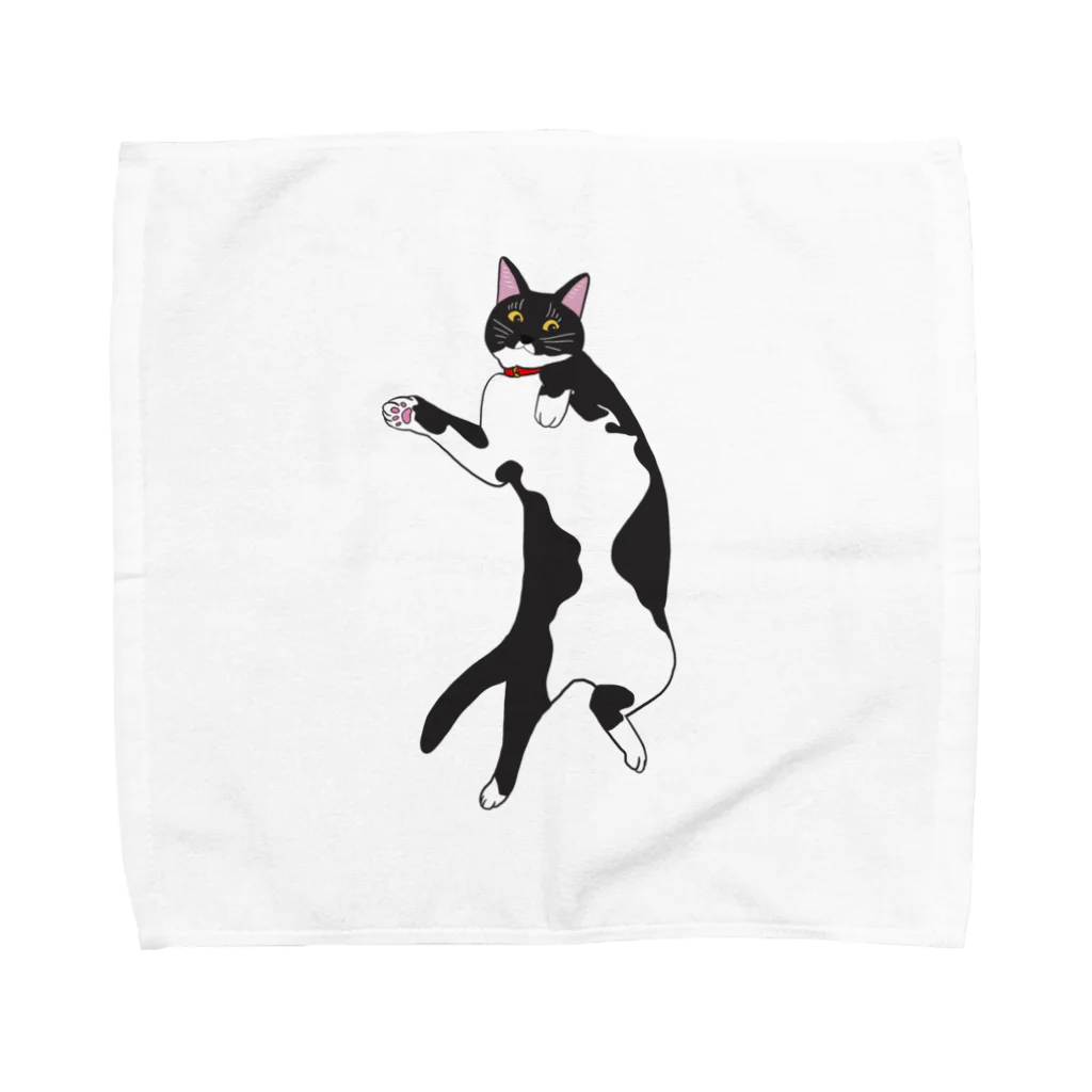 NAZの床に落ちてるねこ Towel Handkerchief