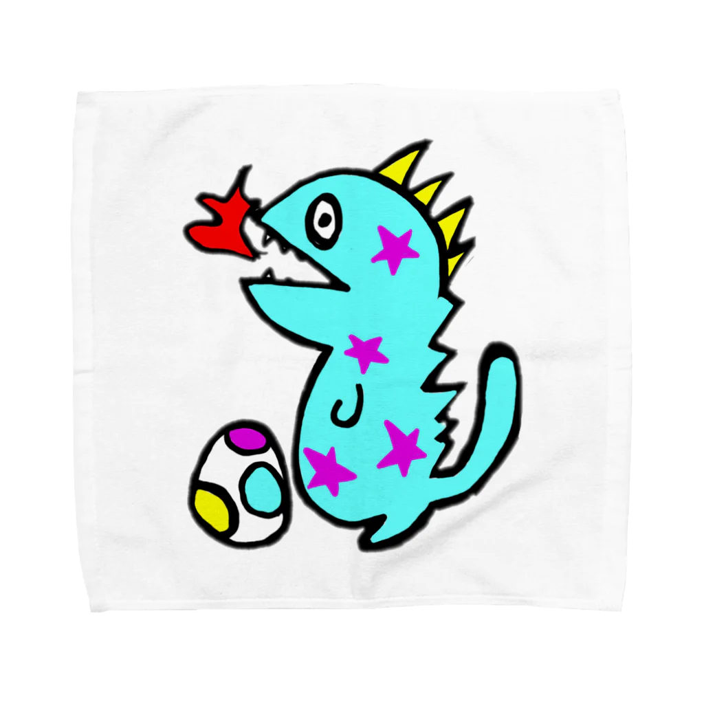 Atelier_A-Rのしゃっちょうの秘書ガオーン Towel Handkerchief