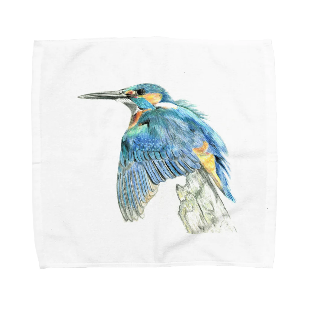 Birdbirdの小鳥　カワセミ Towel Handkerchief