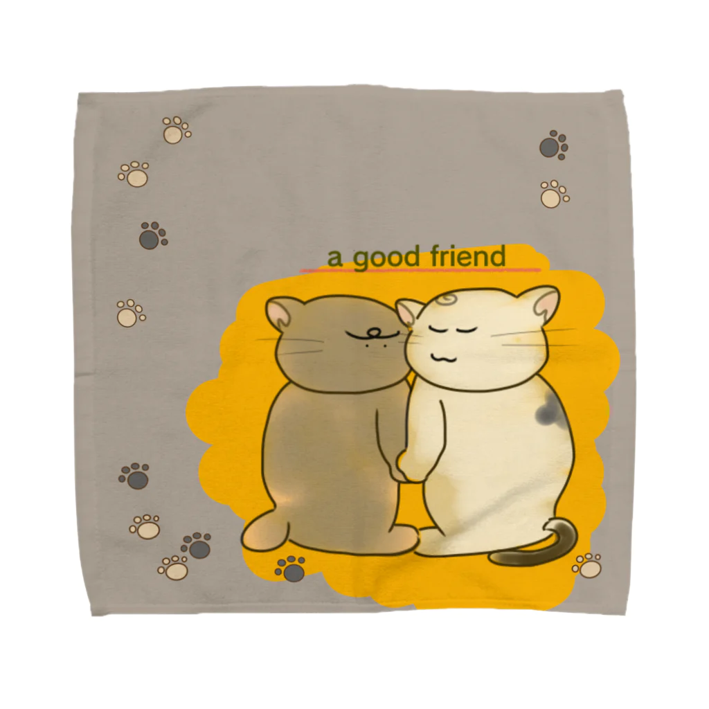 ミャカドpwのお店の猫ズ Towel Handkerchief