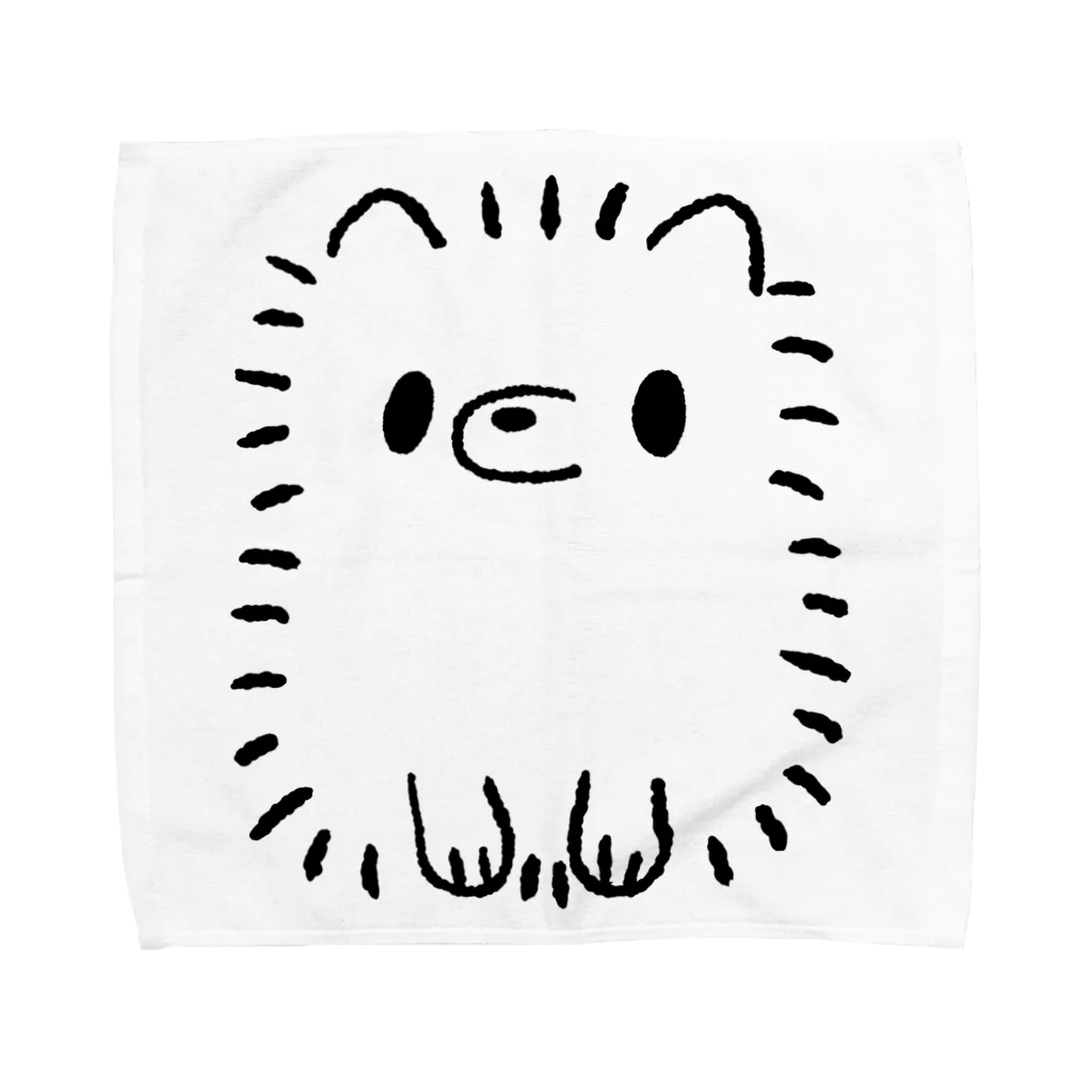 ポメちゃん！！！のまっすぐみつめるポメちゃん Towel Handkerchief