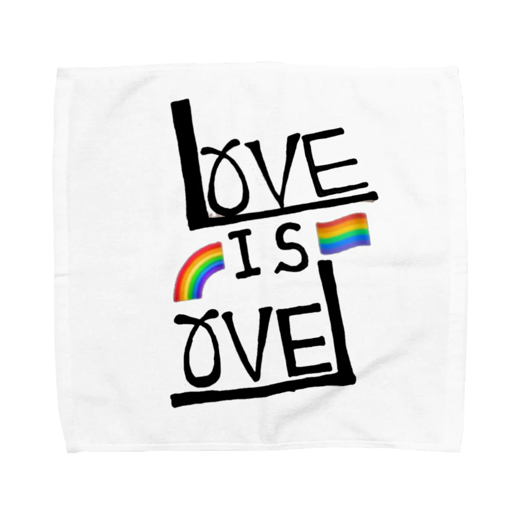 CherryLapparのLOVE IS LOVE Towel Handkerchief