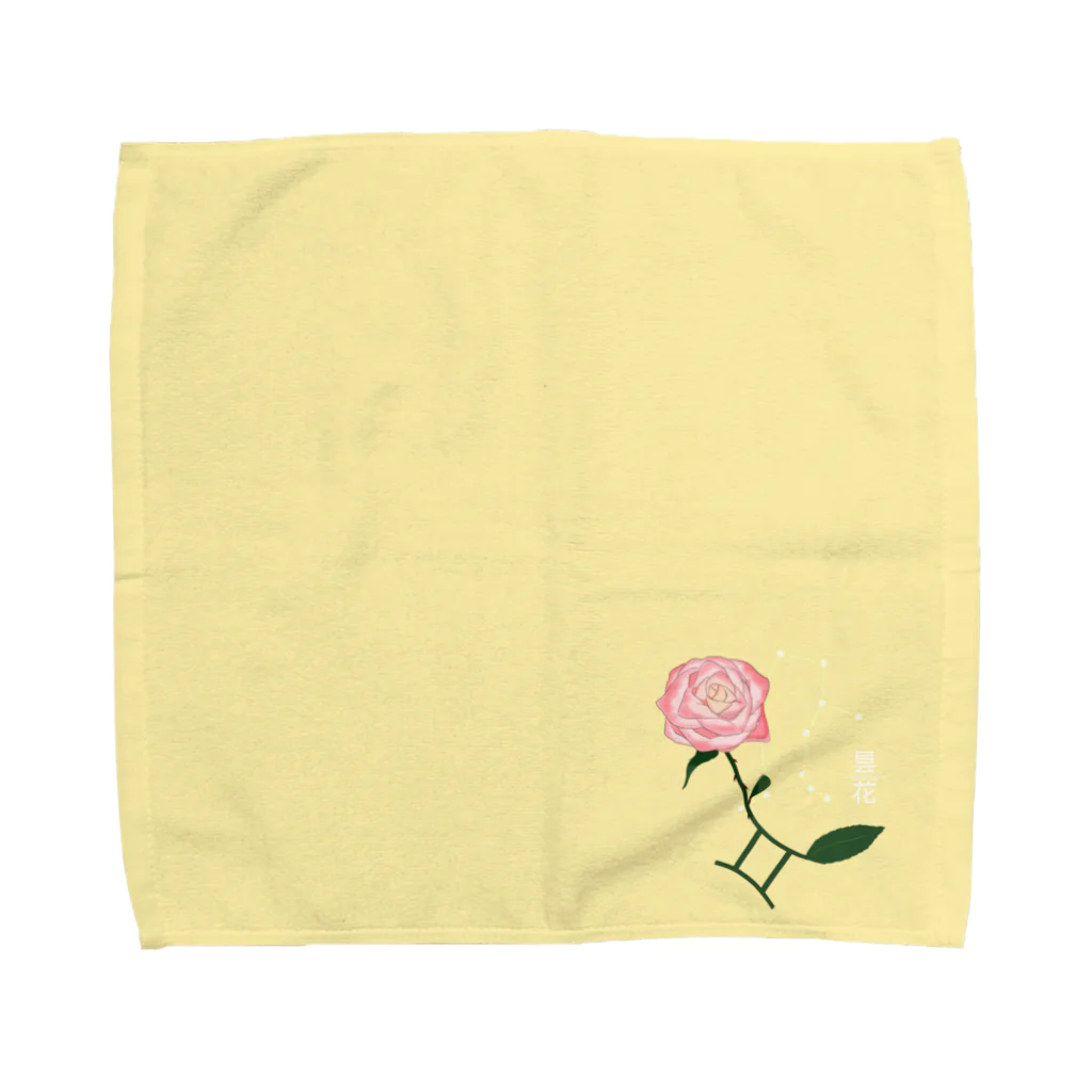 昙-tanhua-花の星座×花ハンカチ(双子座) Towel Handkerchief