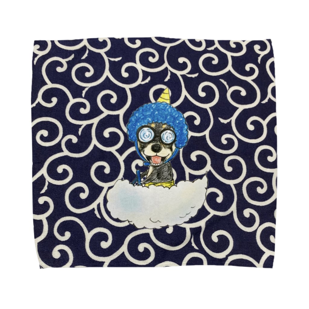 雷様ぶん太くん 妄想イラスト部 Yungahaku のタオルハンカチ通販 Suzuri スズリ