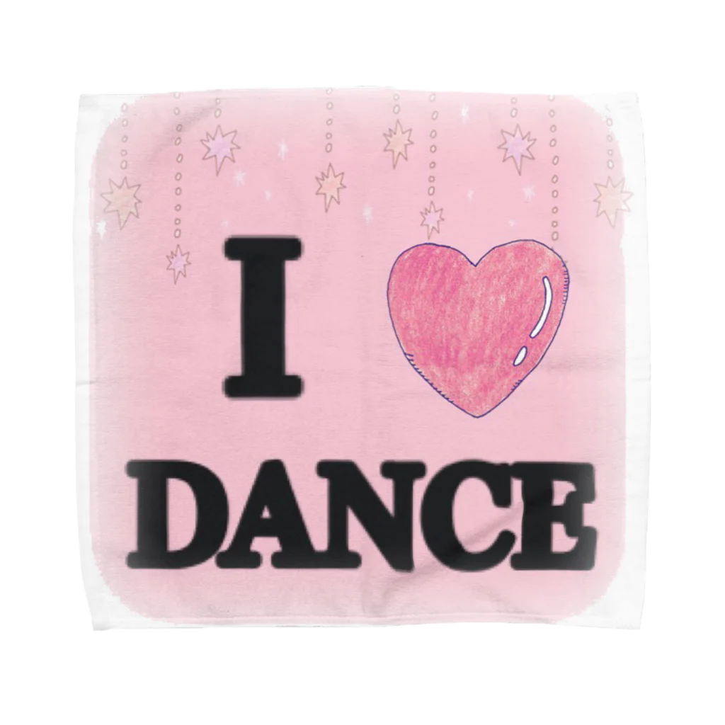 dejiry lifeのＩ love  dance Towel Handkerchief