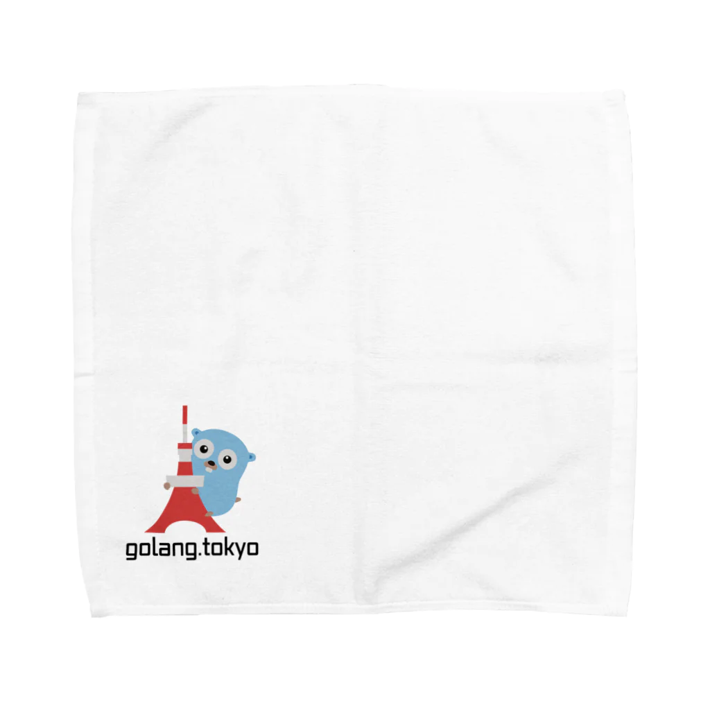 tenntenn ʕ ◔ϖ◔ʔ ==Goのgolang.tokyo Towel Handkerchief