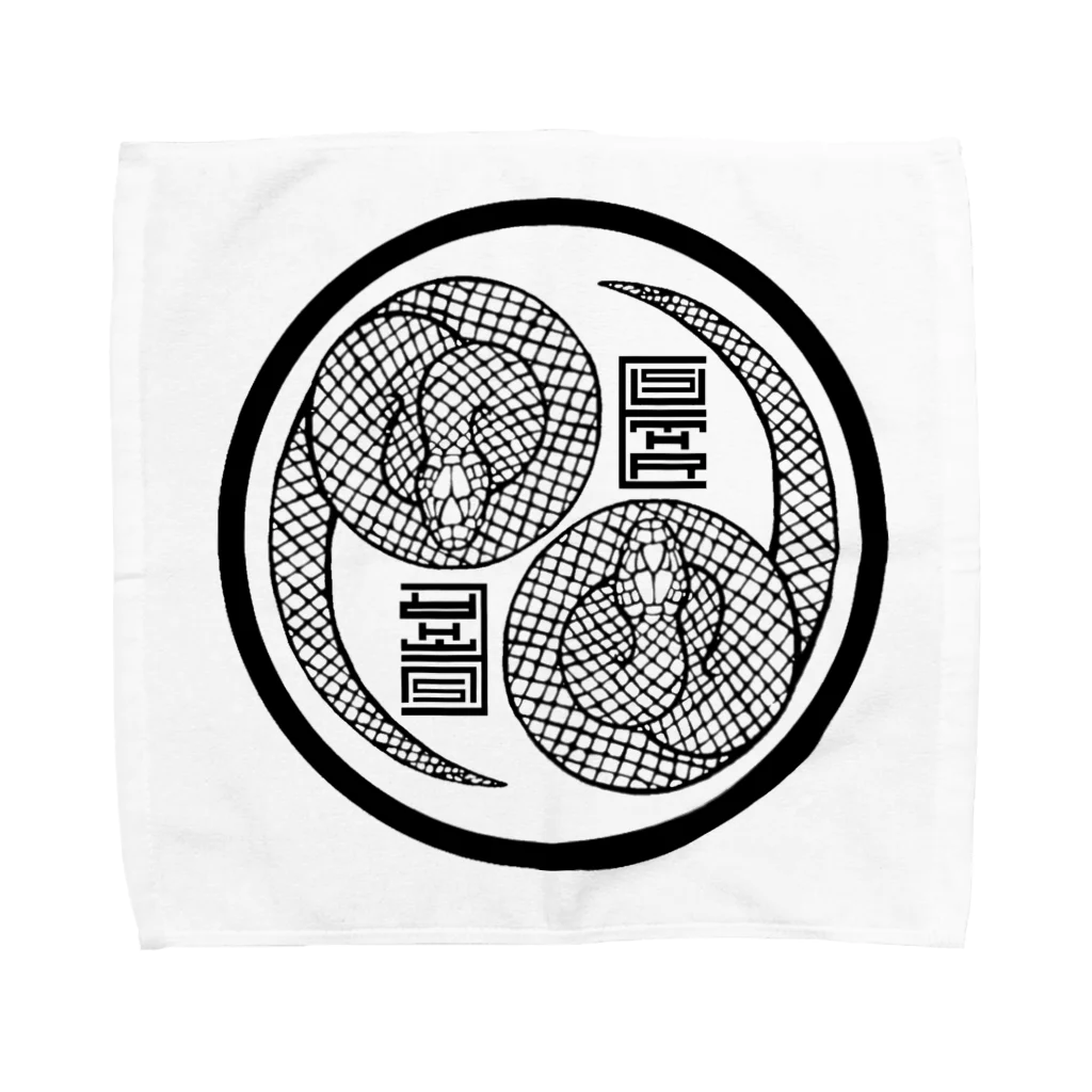 SumiReのチャイナ風蛇 Towel Handkerchief