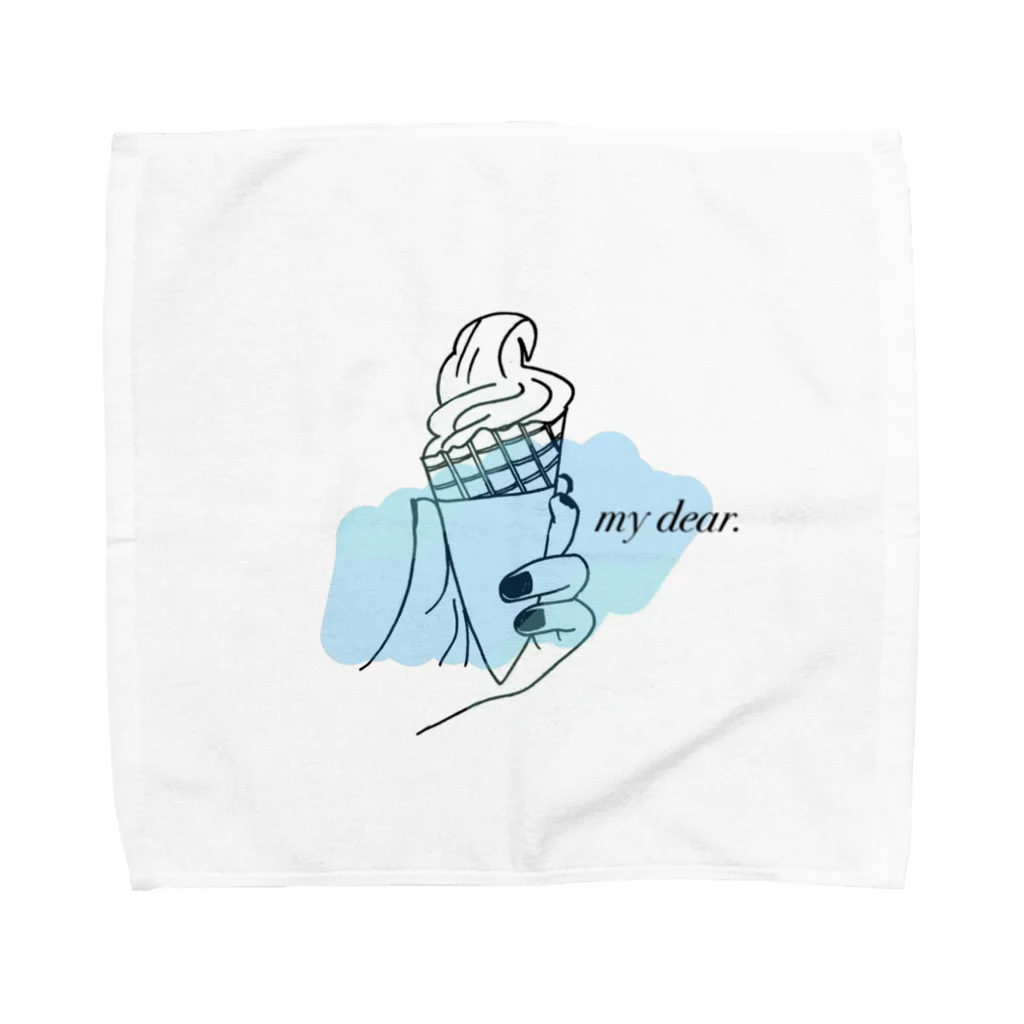 my dear!のそふとくりーむ2021 Towel Handkerchief