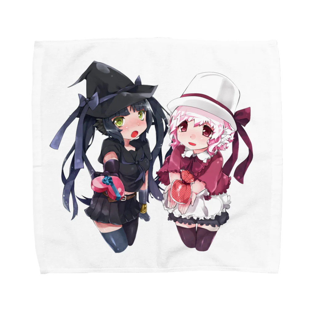 SEOのホワイトハットジャパンの白野おぷちと黒木凛紅からのプレゼント Towel Handkerchief