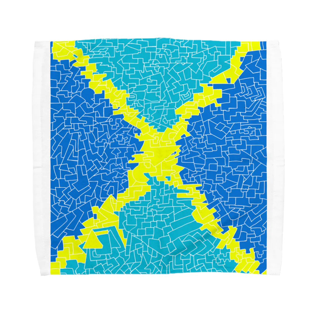 komgikogikoのヒビ(バツ) Towel Handkerchief