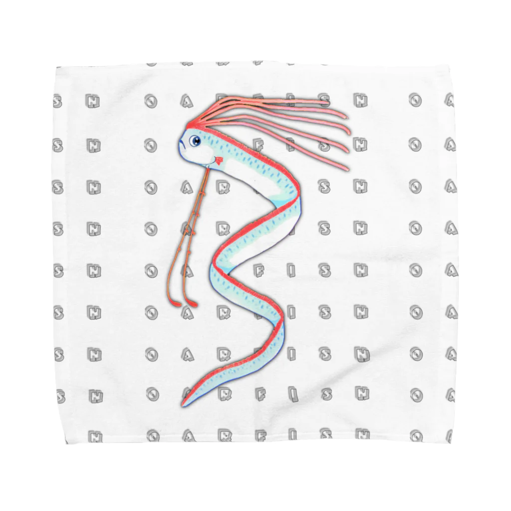 LalaHangeulのoarfish(リュウグウノツカイ) タオルハンカチ