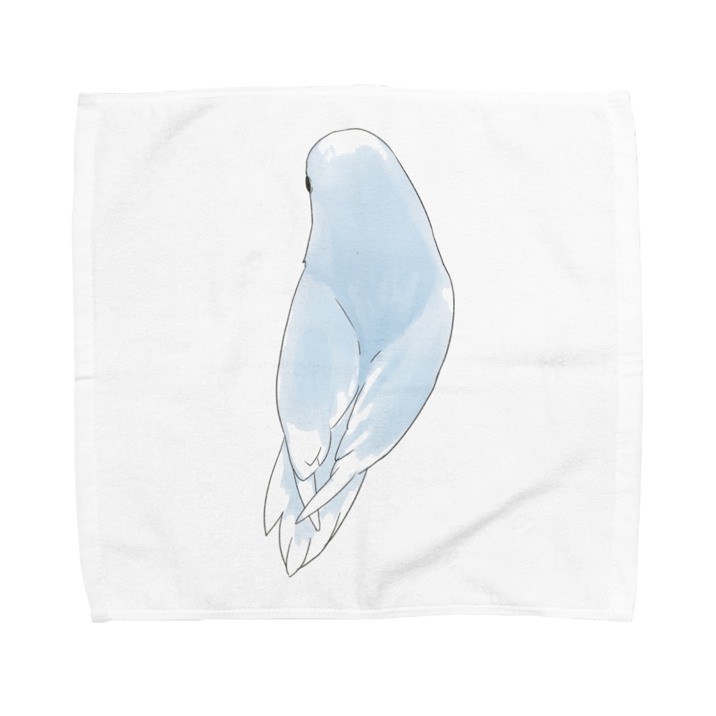 まめるりはことりの見返り美人マメルリハちゃん【まめるりはことり】 Towel Handkerchief