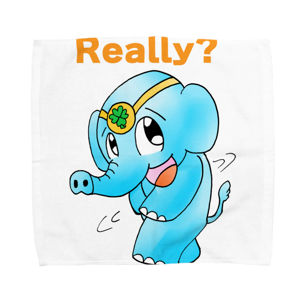 RAJACAFEのReally ? Towel Handkerchief