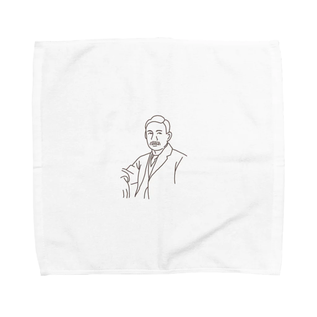 iiiiikustanの夏目の漱石さん。 Towel Handkerchief