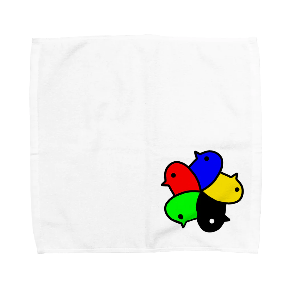 ティシュー山田の鳥(ちょう)戦隊チキン5(ファイブ) Towel Handkerchief