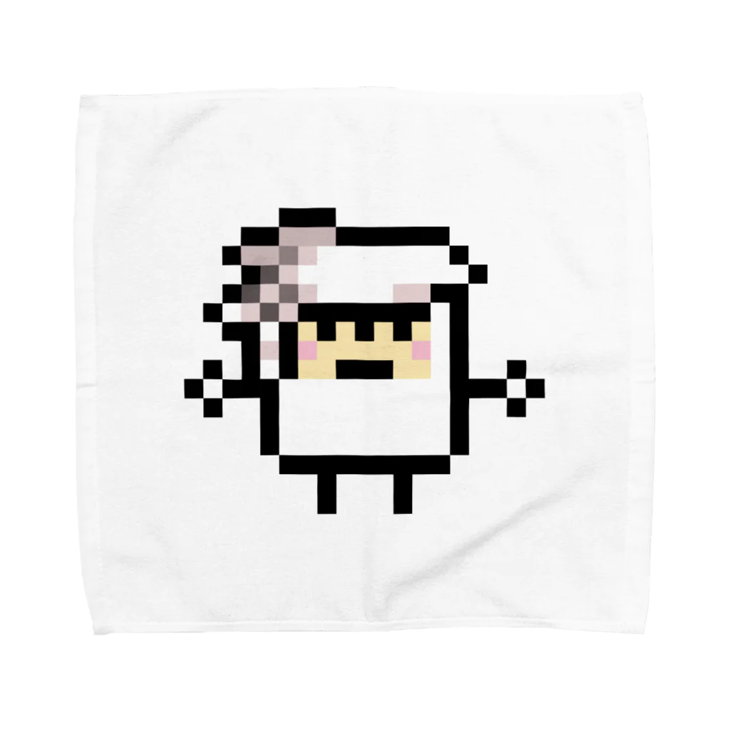 GRADUCAのPixelArt スシスッキー イカゲソ Towel Handkerchief