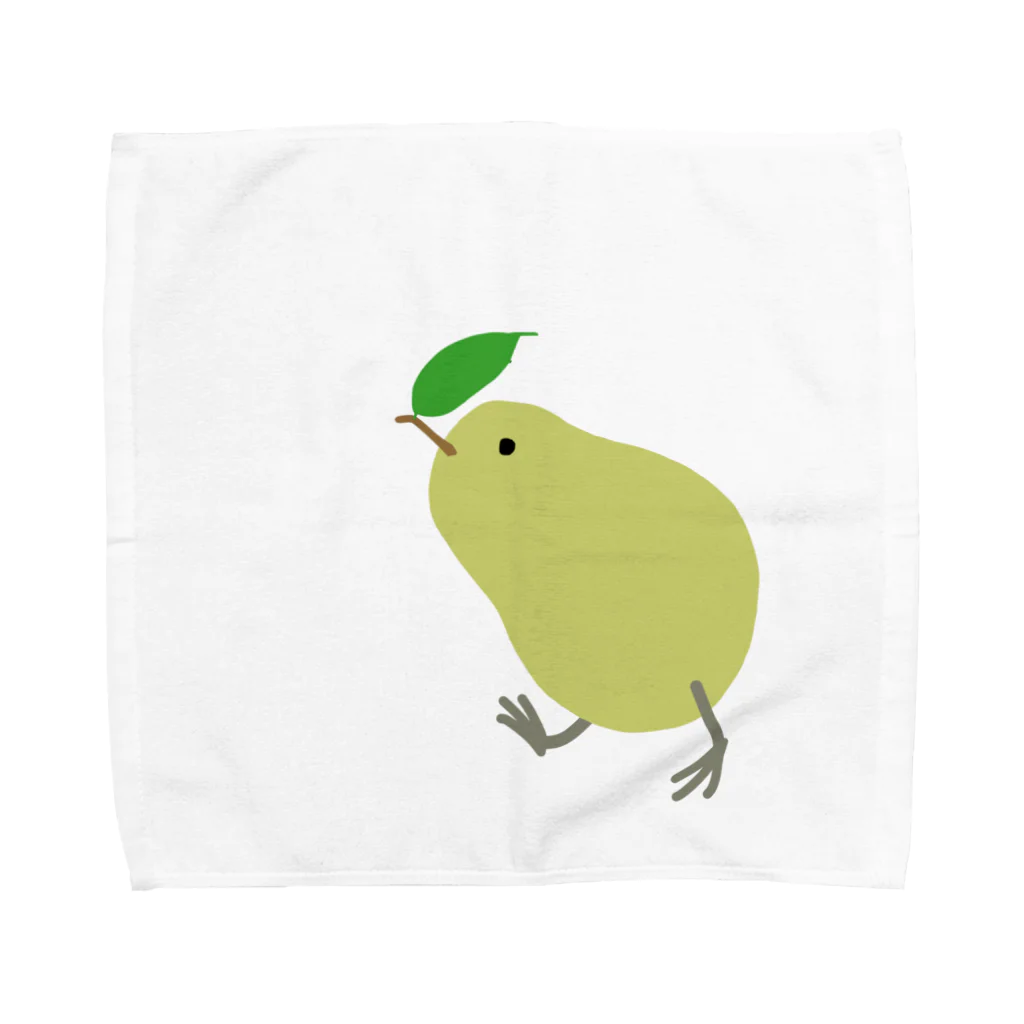 ゆた麻呂亭のキーウィor洋梨？ Towel Handkerchief