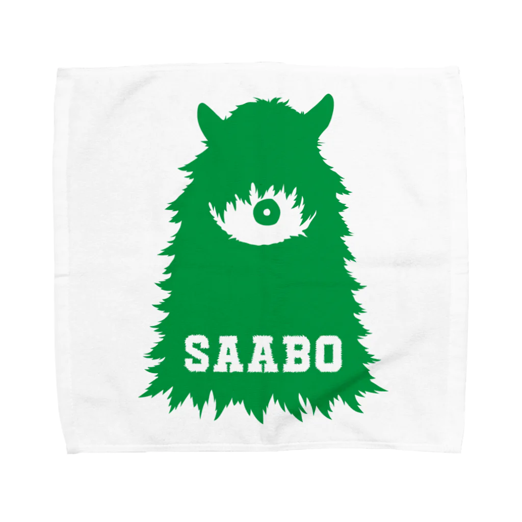 SAABOのSAABO_FUR_ForestMan_L_G タオルハンカチ