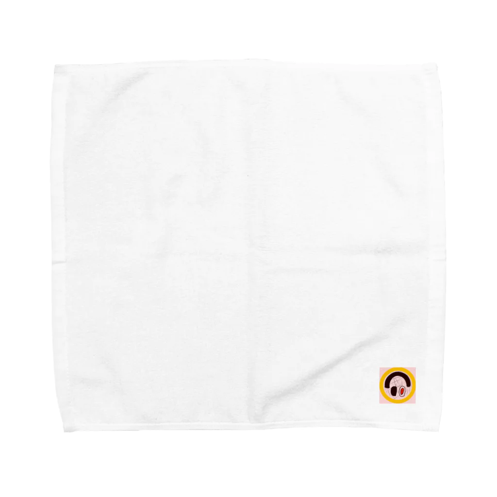 QC-みくうのさかさにっこり Towel Handkerchief