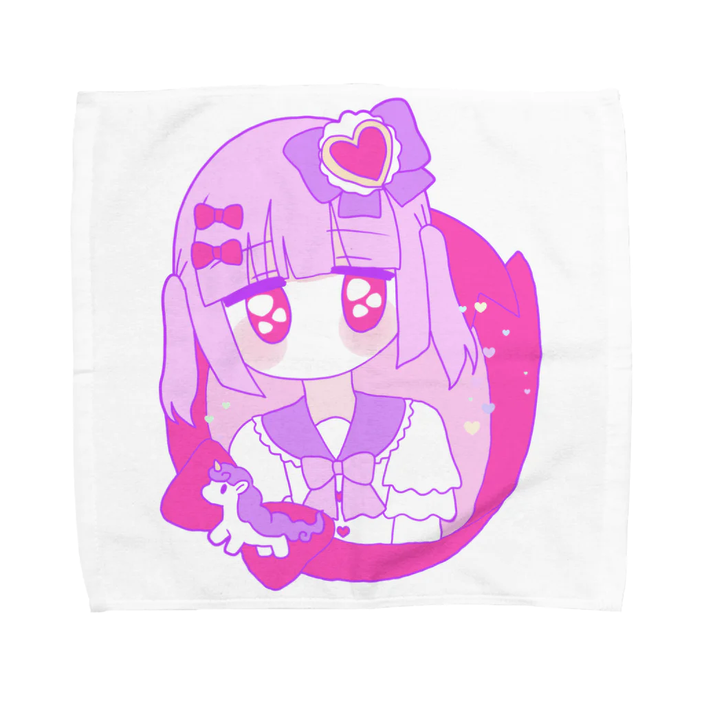 かわいいもののおみせ　いそぎんちゃくのゆめかわちゃん🦄 Towel Handkerchief