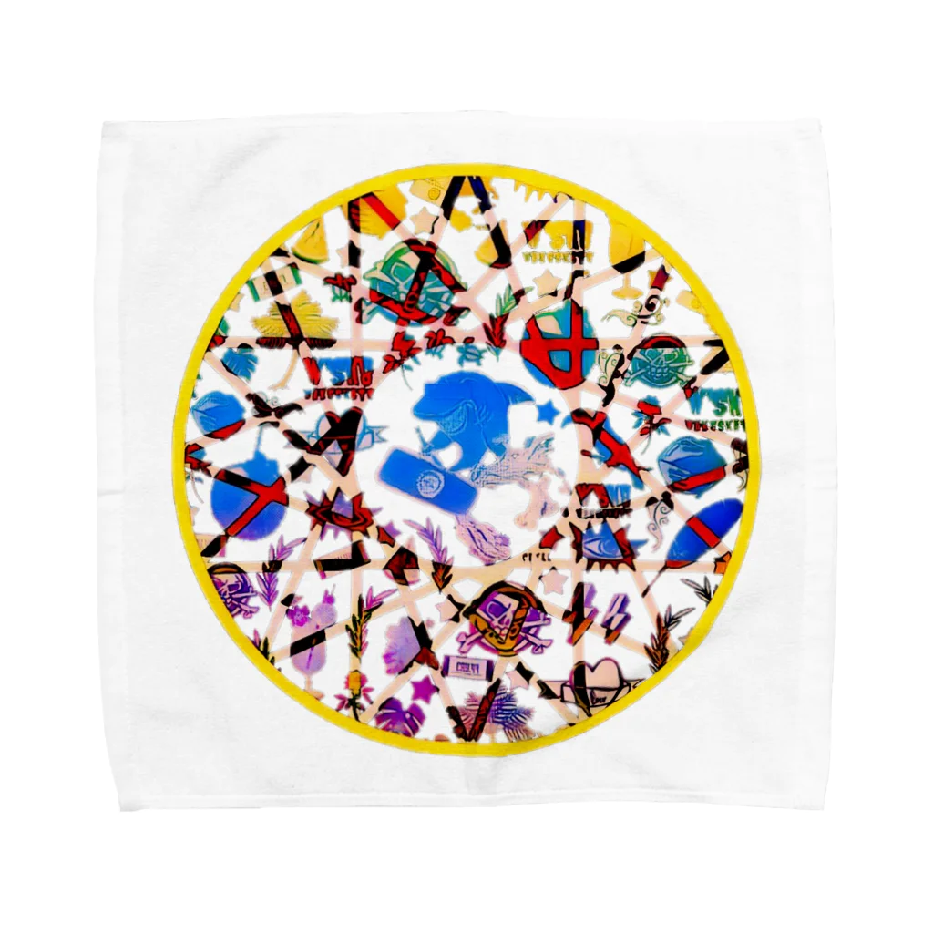 CAY.shioriのW'SK8　アメリカン Towel Handkerchief