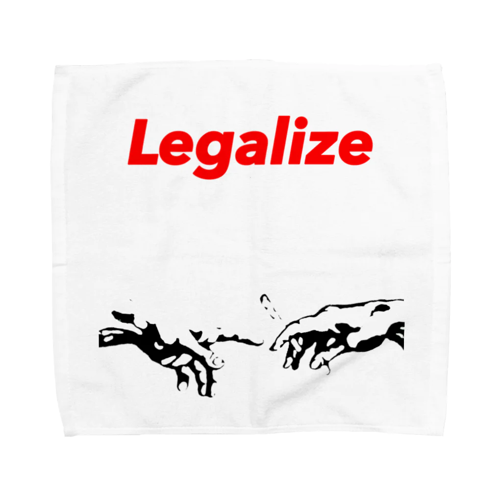 Living dead monkey bombのLegalize it タオルハンカチ