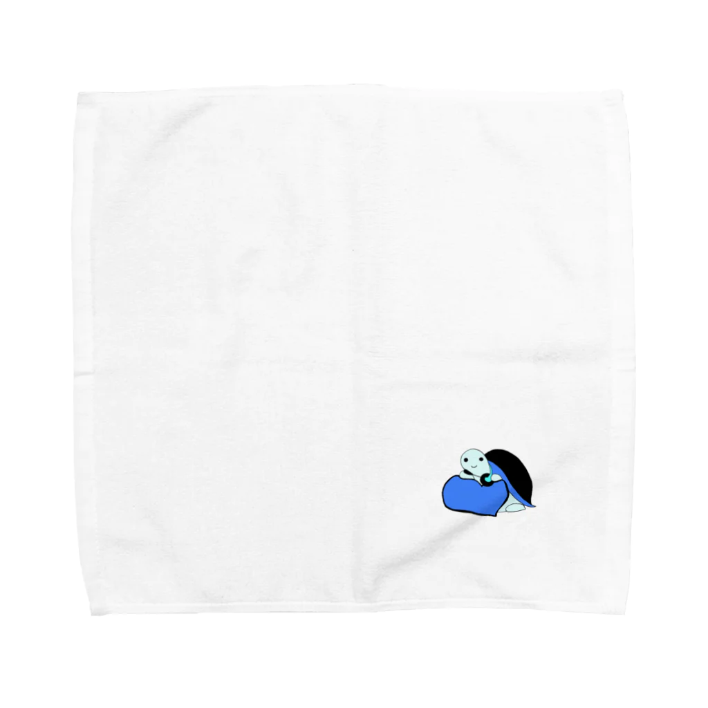 時計塔のかめくん　ブルー Towel Handkerchief