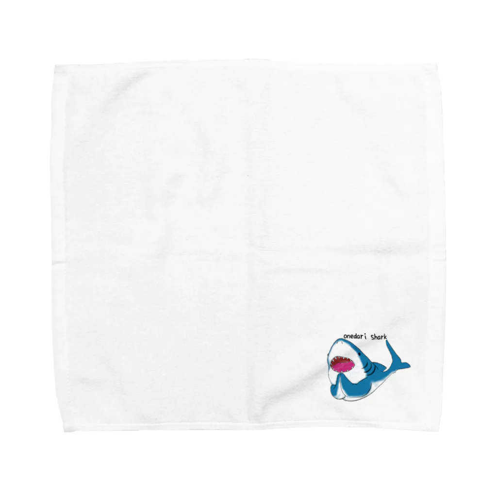 はさまるのonedari shark Towel Handkerchief